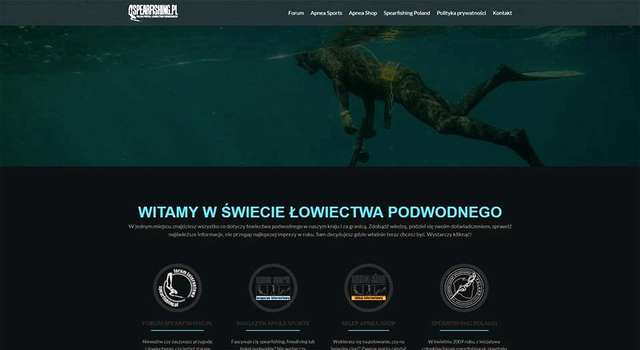Spearfishing.pl Polski Portal Łowiectwa Podwodnego  - full image