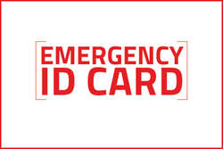 Emergency ID Card