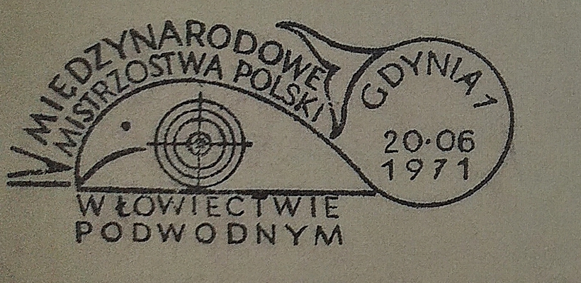 IV Międzynarodowe Mistrzostwa Polski w Łowiectwie Podwodnym 1971